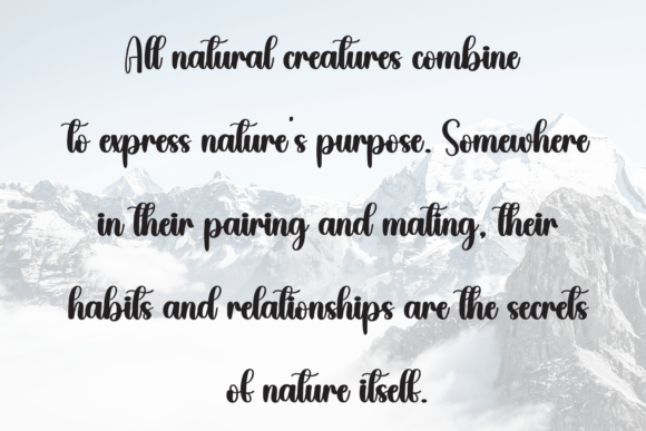 Billowy Font - Preview 5