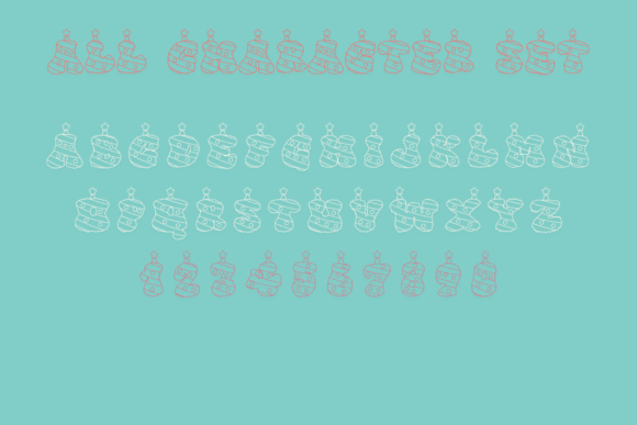 Christmas Tree Font - Preview 2