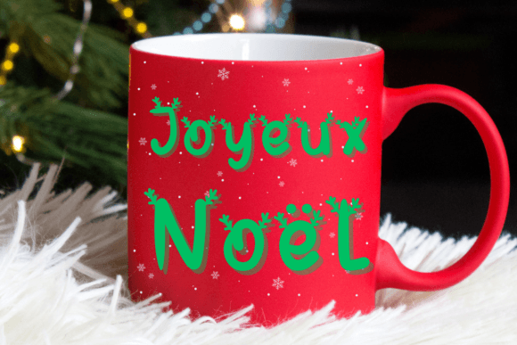 Little Reindeer Font PNG with transparent background - Preview 1