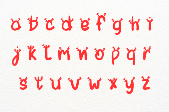 Little Reindeer Font PNG with transparent background - Preview 5