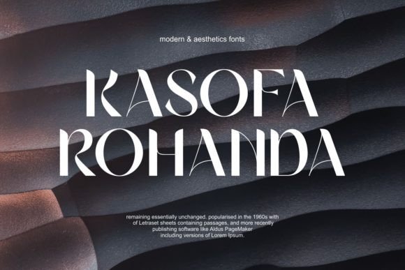 Revana Font PNG with transparent background - Preview 3