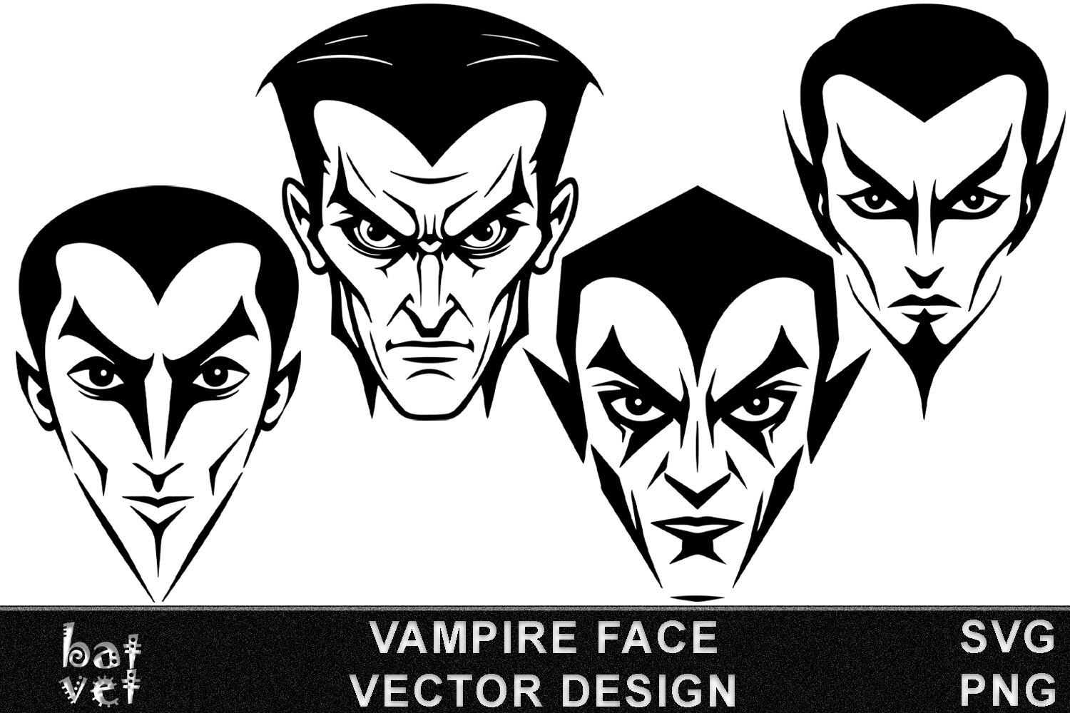 Vampire SVG Vector File Bundle | Cricut Graphic by BatVet · Creative ...
