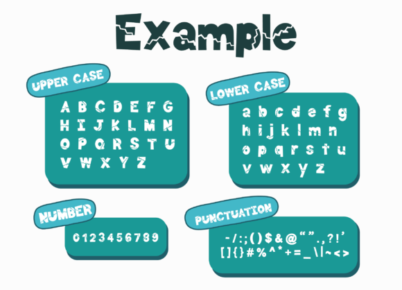 Bold Crack Font - Preview 1