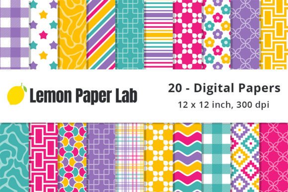 Bright Geometric Digital Background