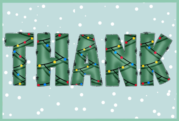 Christmas Color Green Font - Preview 6