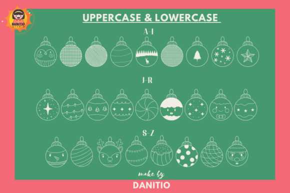 Christmas Ornament Font - Preview 1