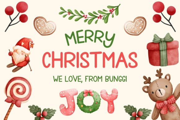 Christmas Winter Font - Preview 1