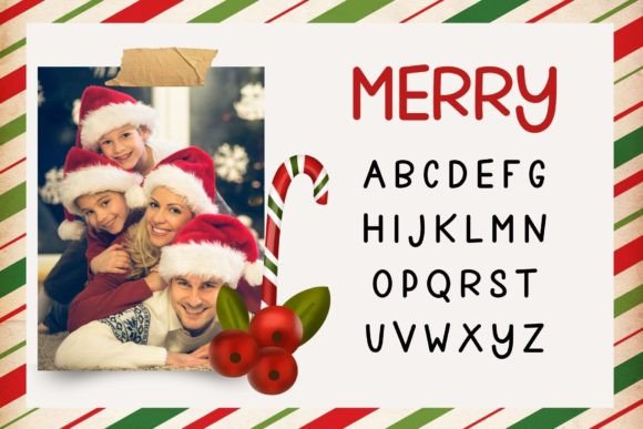 Christmas Winter Font - Preview 4