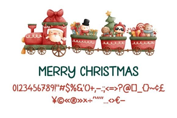 Christmas Winter Font - Preview 5