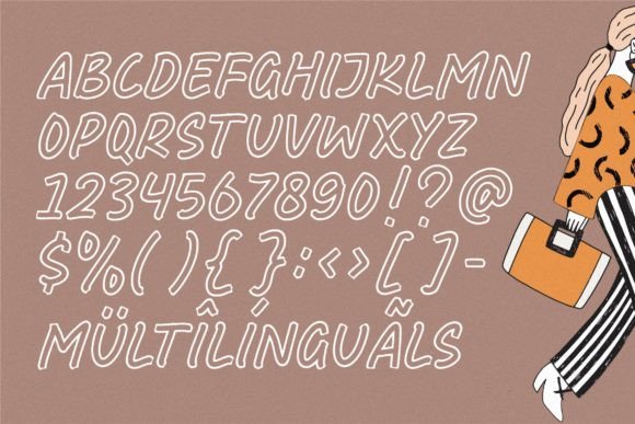 Fashion Country Font PNG with transparent background - Preview 4