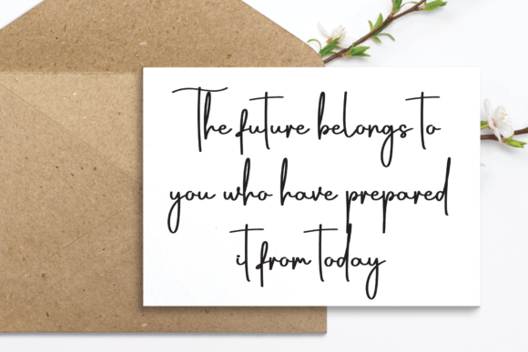 Getting You Font - Preview 3