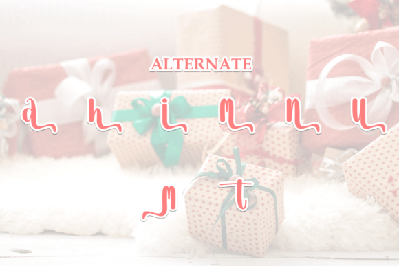 Gift Christmas Font - Preview 6