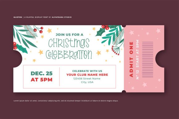 Glisten Font - Preview 4