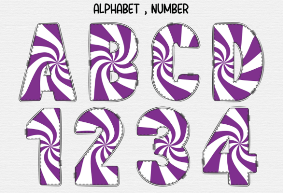 Halloween Candy Font - Preview 1