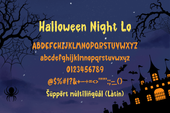 Halloween Night Lo Font - Preview 1
