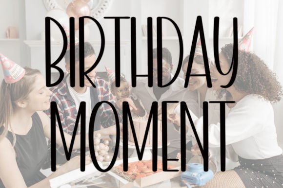 Happy Birthday Font - Preview 4