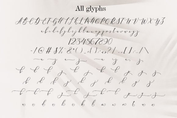 Hemilia Font PNG with transparent background - Preview 4