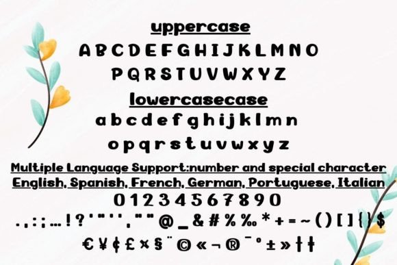 Little Smile Font PNG with transparent background - Preview 4