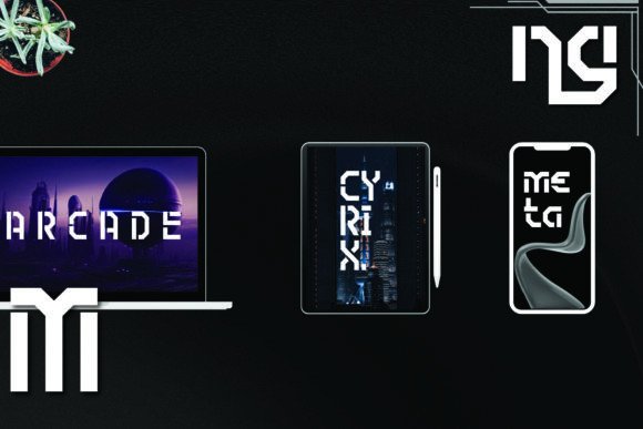 Milerode Font PNG with transparent background - Preview 4