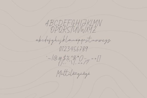 Olatte Font PNG with transparent background - Preview 4