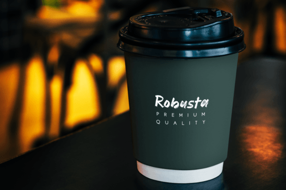 Rougher Font PNG with transparent background - Preview 2