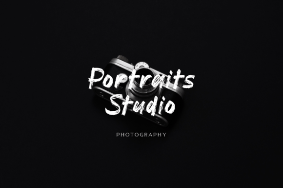 Rougher Font PNG with transparent background - Preview 5