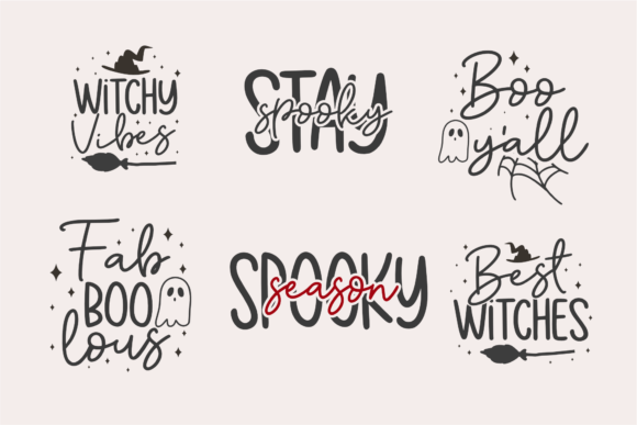 Scary and Spooky Font PNG with transparent background - Preview 4