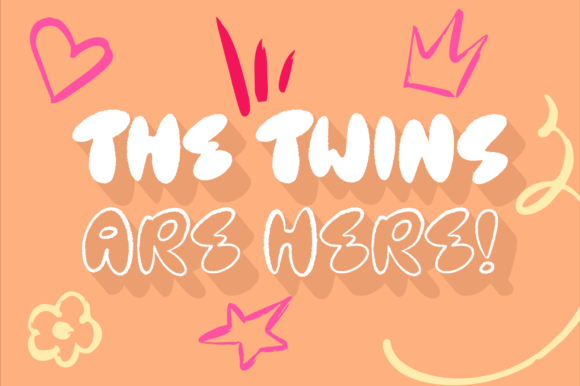 Scrible Plumy Font PNG with transparent background - Preview 3