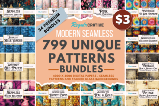 Seamless Patterns Backgrounds Big Bundle Bundle · Creative Fabrica