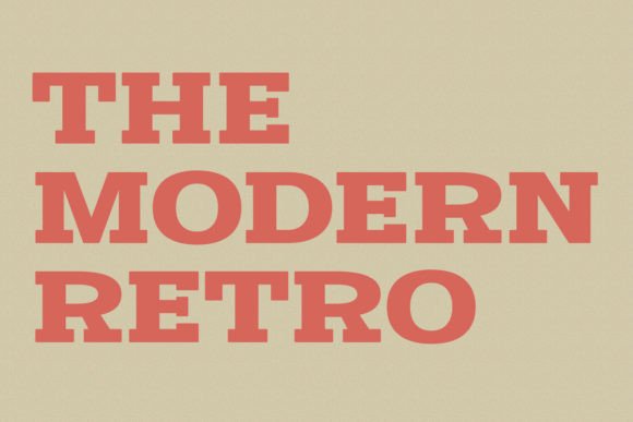 Slabtro Font PNG with transparent background - Preview 1