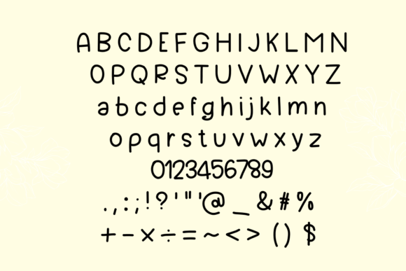 Banana Font - Preview 1