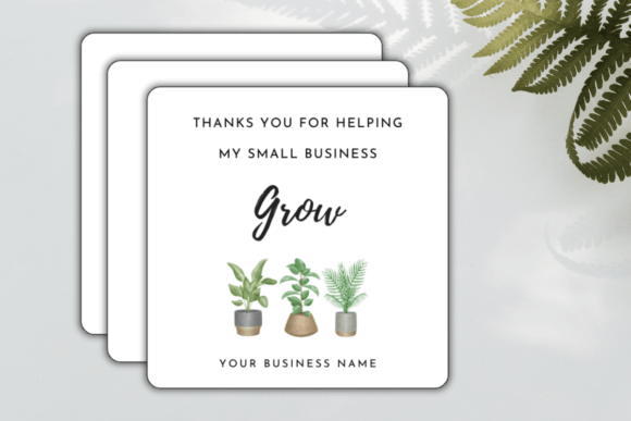 Canva Thank You Card Template