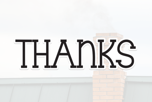 Chimney Font - Preview 6