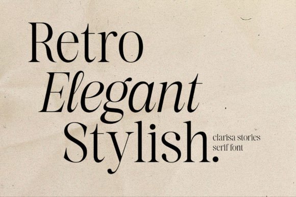 Clarisa Stories Font - Preview 4