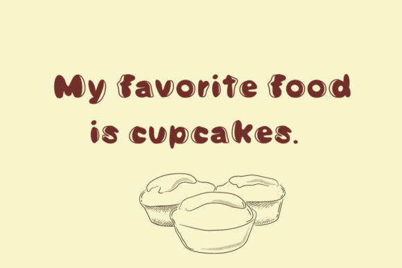 Cupcake Font - Preview 1