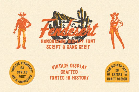 Fendesert Font - Preview 1