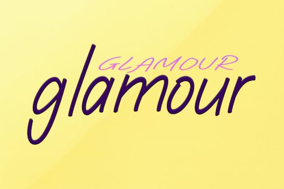 Gathered Font PNG with transparent background - Preview 2