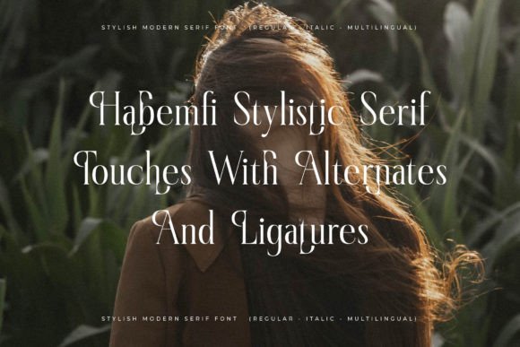 Habemfi Font PNG with transparent background - Preview 2
