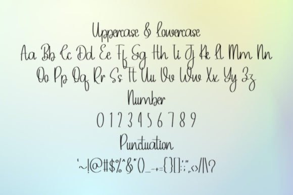 Hello Morning Light Font PNG with transparent background - Preview 6