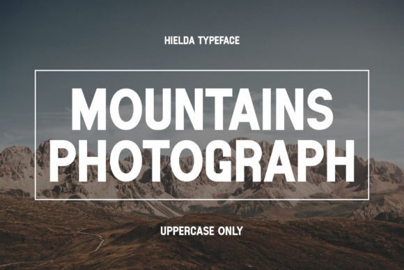 Hielda Font PNG with transparent background - Preview 1