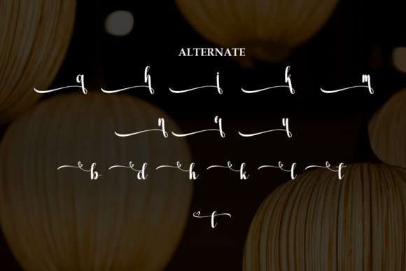 Lantern Font PNG with transparent background - Preview 6