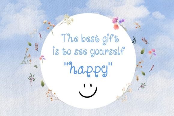 Love Flowers Oo Font PNG with transparent background - Preview 4