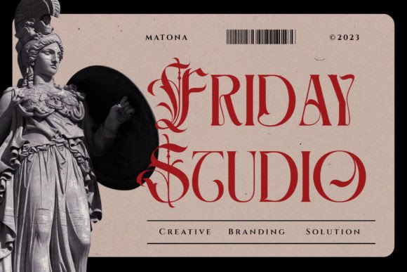 Matona Font PNG with transparent background - Preview 2