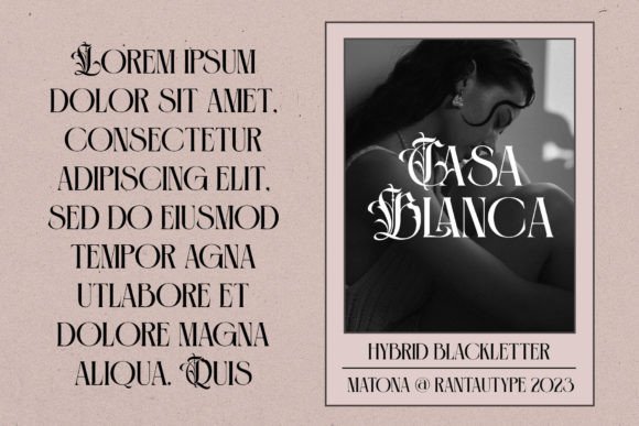 Matona Font PNG with transparent background - Preview 4