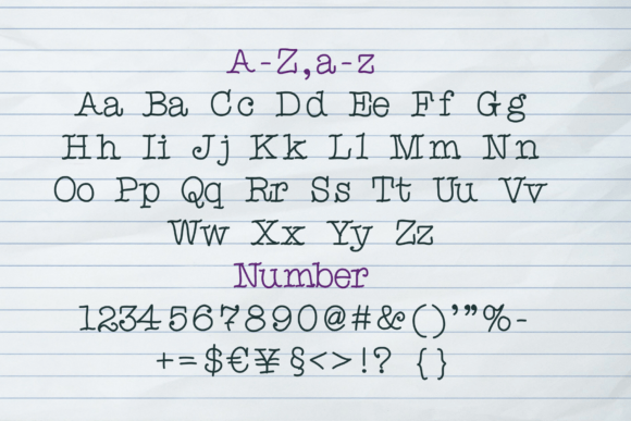 Missing Childhood Font PNG with transparent background - Preview 3