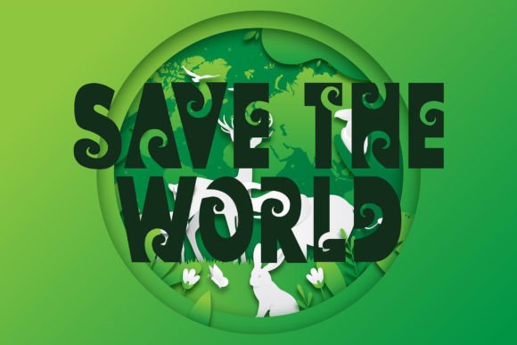 Natures Font PNG with transparent background - Preview 4