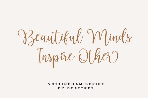 Nottingham Font font preview - 4