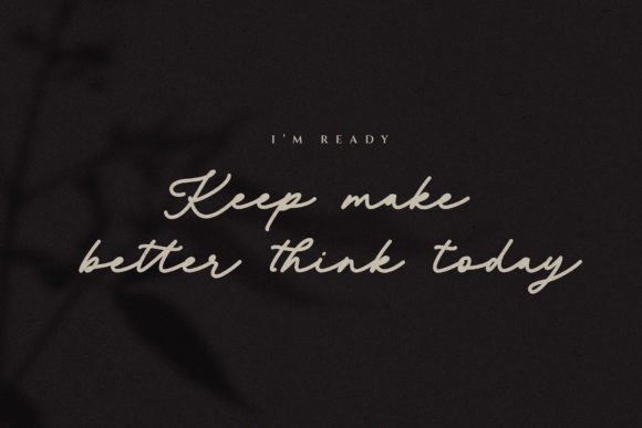 October Shine Font PNG with transparent background - Preview 3