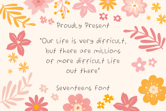 Seventeens Font PNG with transparent background - Preview 1