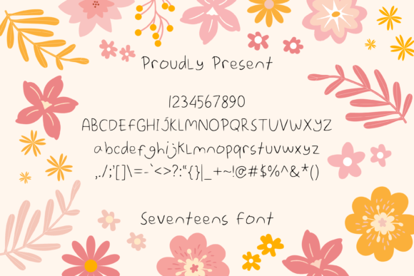 Seventeens Font PNG with transparent background - Preview 2